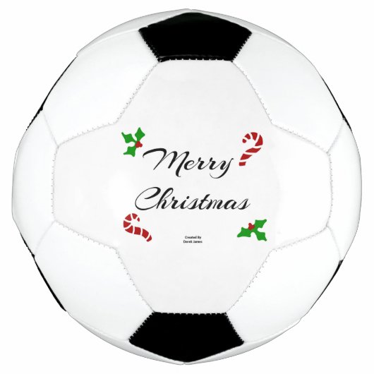 Weihnachtswünsche Fußball (Vorderseite)