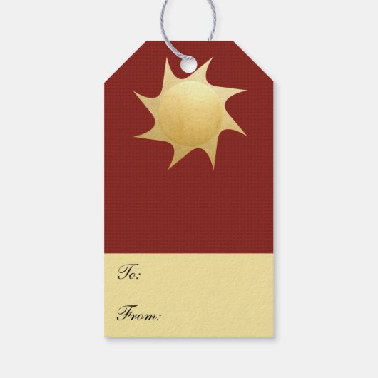 Weihnachtswünsche - Geschenketiketten Geschenkanhänger (Rückseite)