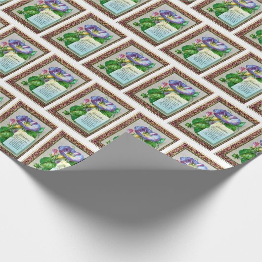 Weihnachtswünsche Geschenkpapier (Ecke)