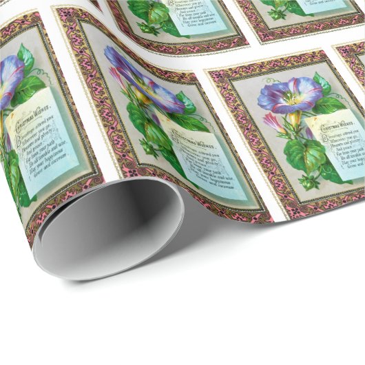 Weihnachtswünsche Geschenkpapier (Rolleneckpunkt)