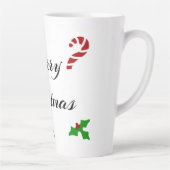 Weihnachtswünsche Große Latte-Macchiato-Tasse Milchtasse (Rechts)