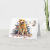 Weihnachtswünsche in Tangled Freude Weihnachten Karte (Vorderseite)