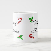 Weihnachtswünsche Jumbo-Tasse (Vorderseite)