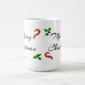Weihnachtswünsche Kaffeetasse (Mittel)