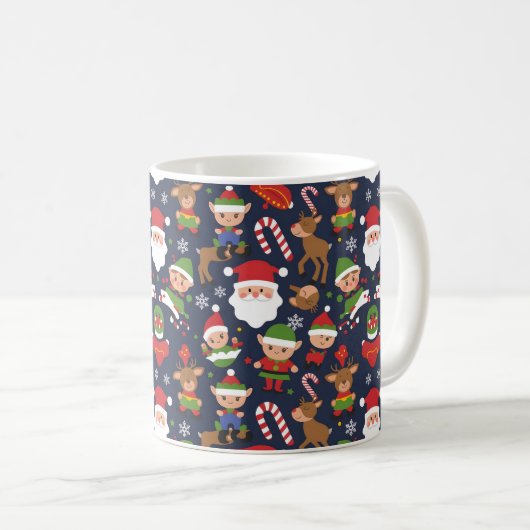 Weihnachtswünsche Kaffeetasse (VorderseiteRechts)