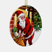 Weihnachtswünsche Keramik Ornament (Rechts)