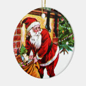 Weihnachtswünsche Keramik Ornament (Links)