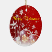 Weihnachtswünsche Keramikornament (Rechts)