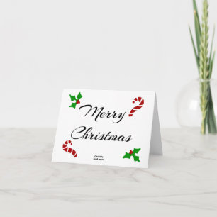 Weihnachtswünsche Kleine Grußkarte Dankeskarte