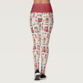 Weihnachtswünsche Leggings (Rückseite)