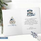 Weihnachtswünsche, Niedlicher Westie Welpe Spaß We Karte