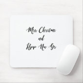 Weihnachtswünsche ohne Vokale Mousepad (Mit Mouse)