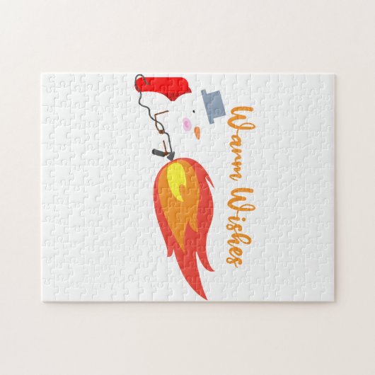 Weihnachtswünsche Puzzle (Horizontal)