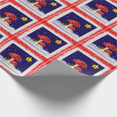 Weihnachtswünsche, Schneetage Geschenkpapier (Ecke)
