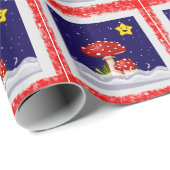 Weihnachtswünsche, Schneetage Geschenkpapier (Rolleneckpunkt)