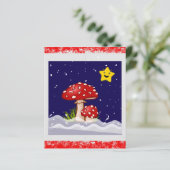 Weihnachtswünsche, schneitagen (Stehend Vorderseite)