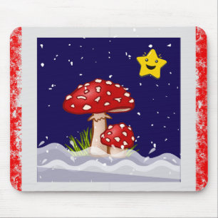 Weihnachtswünsche, schneitagen mousepad