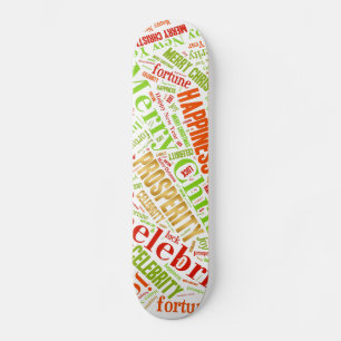 Weihnachtswünsche Skateboard