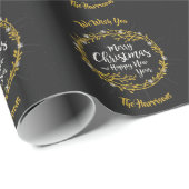 Weihnachtswünsche Sonderverpackungspapier Geschenkpapier (Rolleneckpunkt)