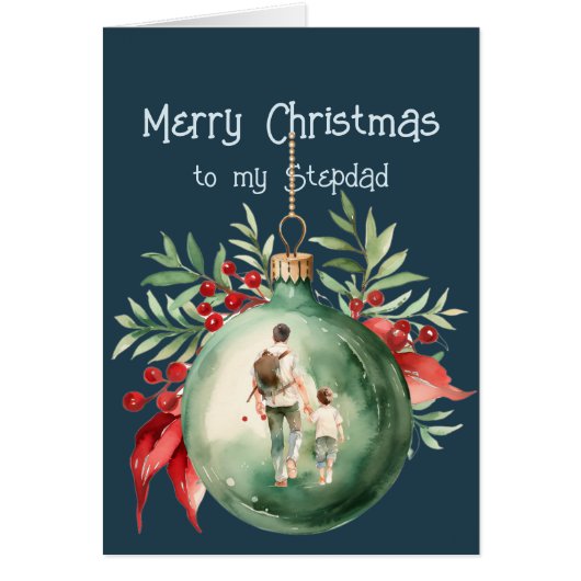 Weihnachtswünsche und Liebe für Stepdad (Vorne)