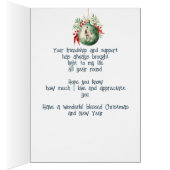 Weihnachtswünsche und Liebe für Stepdad (Innen (Rechts))