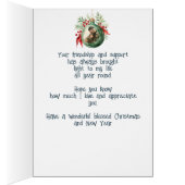 Weihnachtswünsche und Liebe für Stepdad (Innen (Rechts))