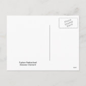 Weihnachtswünsche von ganz Europa Feiertagspostkarte (Rückseite)