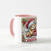 Weihnachtswünsche von Teddy Tasse (Vorderseite Links)