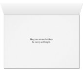 Weihnachtswünsche von Vintagen Grüntönen (Innenansicht Horizontal (Unten))