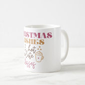 Weihnachtswünsche - Weihnachten Kaffeetasse (VorderseiteRechts)