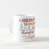 Weihnachtswünsche - Weihnachten Kaffeetasse (Vorderseite Links)
