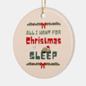 Weihnachtswünschen Keramik Ornament (Links)