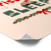 Weihnachtswünschen Poster (Ecke)