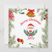 Weihnachtswunschkarte Einladung (Vorderseite)