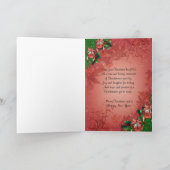 WeihnachtsWunschzettel Grußkartennostalgiker Feiertagskarte (Innenseite)