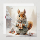 Weihnachtswürfelkarte Feiertagskarte (Vorne/Hinten)