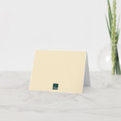 Weihnachtswürfelkarte - Leere Innenseite Feiertagskarte (Rückseite)