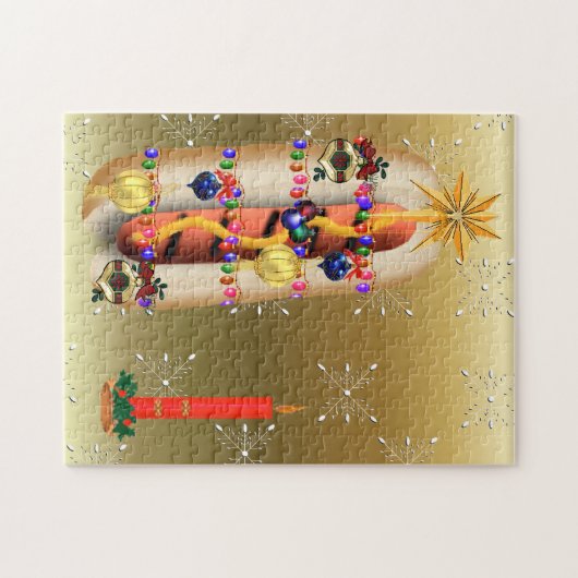 Weihnachtswürstchen Puzzle (Horizontal)