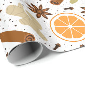 Weihnachtswürze Geschenkpapier (Rolleneckpunkt)