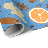 Weihnachtswürze Geschenkpapier (Rolleneckpunkt)