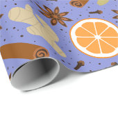 Weihnachtswürze Geschenkpapier (Rolleneckpunkt)