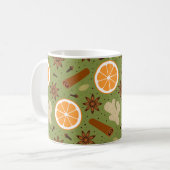 Weihnachtswürze Kaffeetasse (Vorderseite Links)