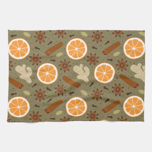 Weihnachtswürze Küchenwäsche Handtücher (Horizontal)