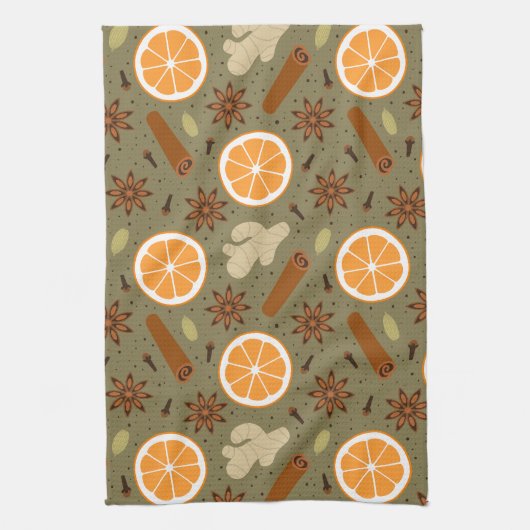 Weihnachtswürze Küchenwäsche Handtücher (Vertikal)