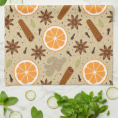 Weihnachtswürze Küchenwäsche Handtücher (Gefaltet)