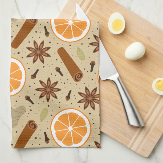 Weihnachtswürze Küchenwäsche Handtücher (Viertel Falte)