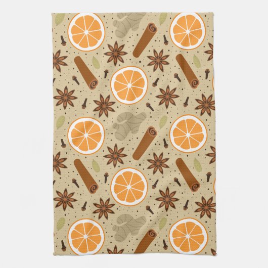 Weihnachtswürze Küchenwäsche Handtücher (Vertikal)