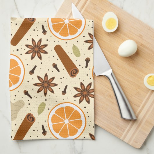 Weihnachtswürze Küchenwäsche Handtücher (Viertel Falte)