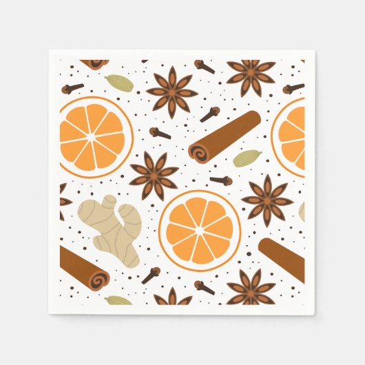 Weihnachtswürze Serviette (Vorderseite)