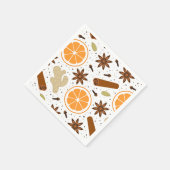 Weihnachtswürze Serviette (Ecke)